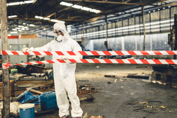 Professional Crime Scene Cleanup technician working in Lake Odessa, MI